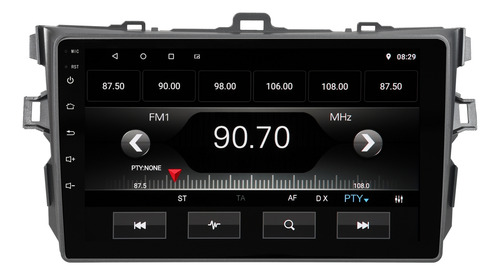 Multimidia Toyota Corolla 2009 A 2013 2gb Qled Android 9p
