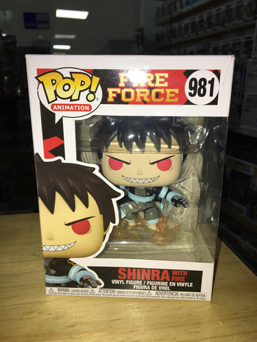 Funko Pop Animation Fire Force Shinra Con Fuego