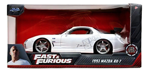 1/24 1993 Mazda Rx-7 Rapido Y Furioso Jada