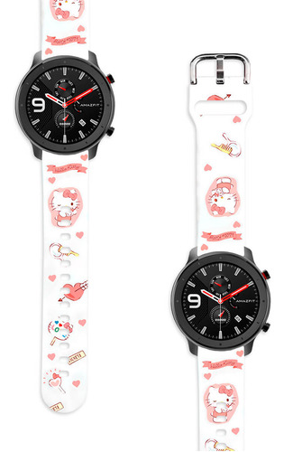 Correa Compatible Con Amazfit Gtr 47mm Hello Kitty