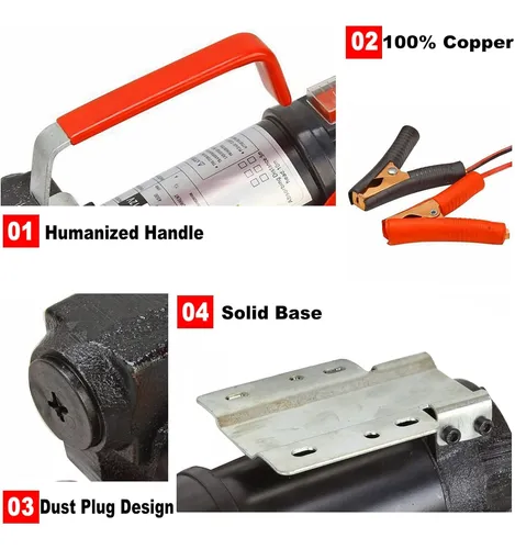 Bomba Transferencia Diesel 12v 12galones X Minuto