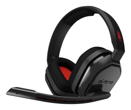 Imagen 2 de 3 de Audífonos gamer Astro A10 gris y rojo