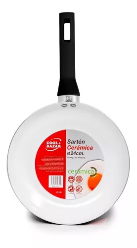 Sarten Ceramica Antiadherente Tv Calidad Porcelana 24 Cm