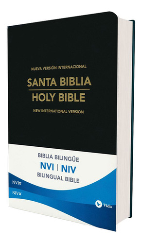 Biblia Bilingue Nvi-niv Imitacion Piel Negro