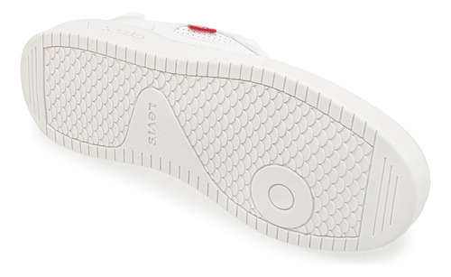 Tenis Casual Urbano Levi's Para Caballero 2123401 Blanco