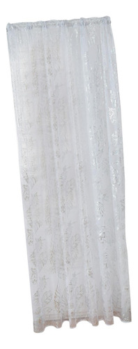 Panel De Cortina Transparente Para 100 Cm X 200 Cm Plata