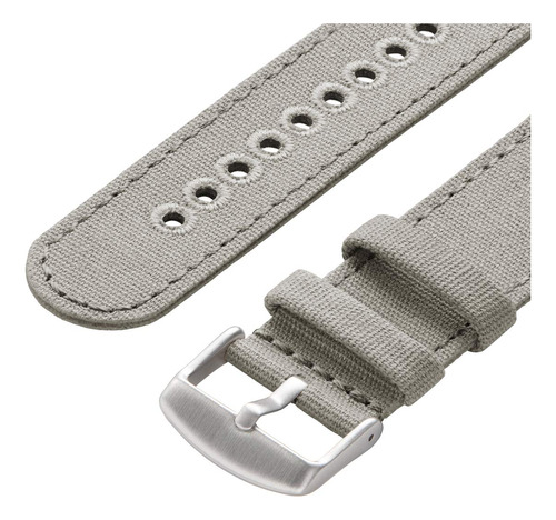 Pulseiras De Relógio Archer Canvas Quick Release 20 Mm Cinza