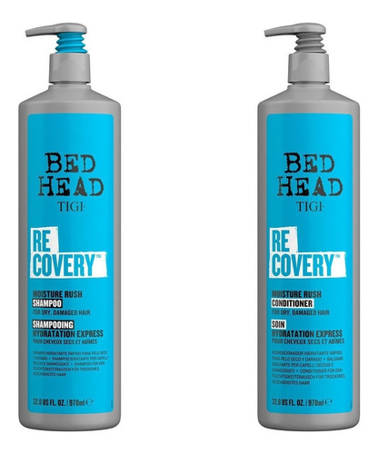 Tigi Bed Head Kit Resurrection Shampoo Acondicionador 970ml