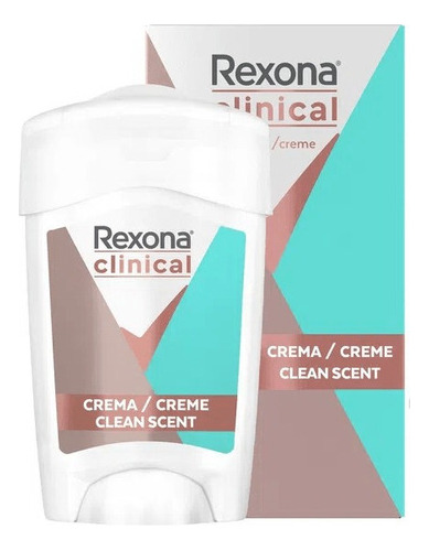 Antitranspirante En Crema Rexona Clinical Clean Fresh 48 g