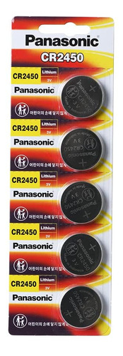 (4-pack) Cr2450 3 V/620 Mah Batería De Litio Botón Coin