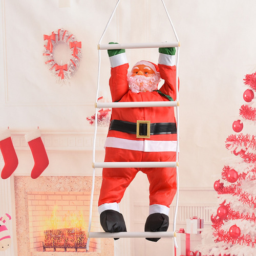 Natal Papai Noel Escada Escada Decoração De Casa De Festa De