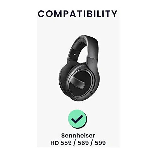 Almohadilla Para Auriculares Sennheiser Hd 559/569/599 - Neg