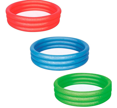 Imagen 5 de 5 de Pileta Inflable Infantil Chica Bestway De 3 Aros