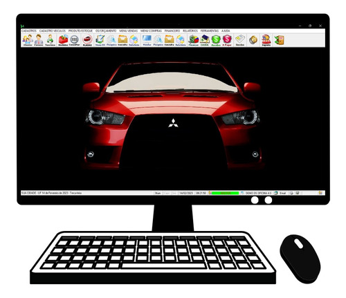 Programa Oficina Mecânica Estoque E Financeiro V4.0