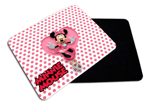 Mouse Pad Minnie Mouse - Raton - Dibujos Anima - Estampaking