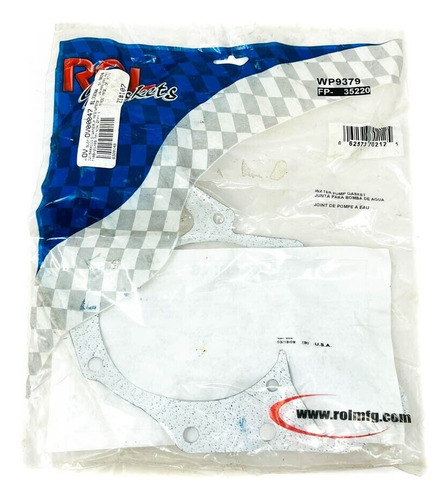 Rol Wp9379 Water Pump Gasket Replaces Fel-pro 35220