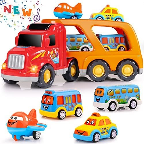 Set Transporte De Camiones Para Niños