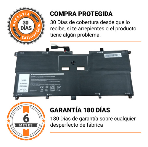 Bateria Compatible Para Notebook Dell Nnf1c Xps 13 9365