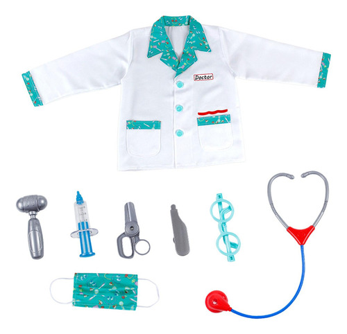 Aplicável A Disfraz De Uniforme De Médico Para Niños, Juego