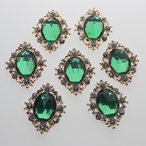 Botones De Cristal Para Coser 30x25mm