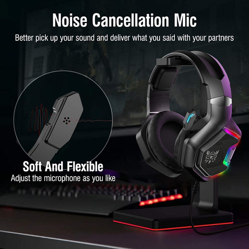 Auriculares Gamer Onikuma K10 Pro Negro