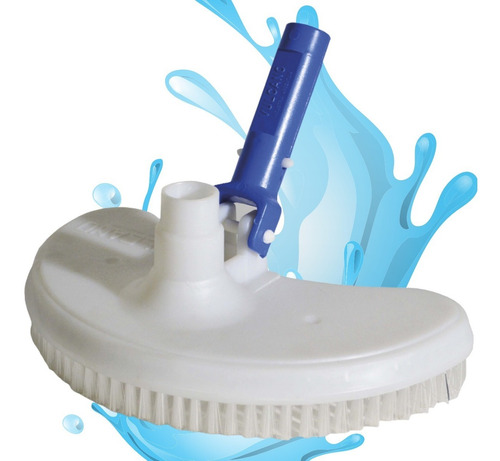Imagen 1 de 10 de Barrefondo Cepillo Medialuna Pileta Piscina Vulcano + Calidad