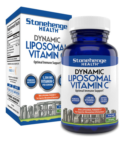 Vitamina C Liposomal Dinamica De 1500 Mg, 90 Capsulas, Formu