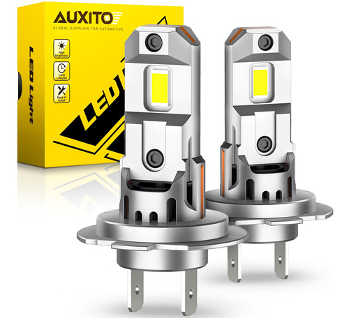 Auxito Bombilla Led H7 Mejorada 2024, 400 % Mas Brillante, 6