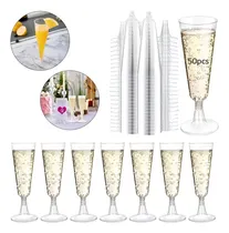 Comprar 50 Copas De Champagne Copa Acrilico Copa Plastico Copa De Plastico Copas Champagne Copas Champaña Copa De Acrilico Copa De Plastico Copa Flauta Copa Tipo Flauta 5oz\u002F162ml  Pasteleriacl