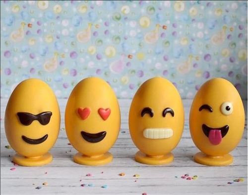 Imagen 2 de 6 de Set Moldes Placas Huemojis 10 Cm Parpen No.2