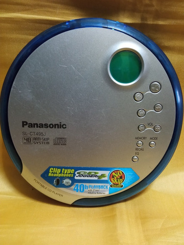 Ff Panasonic Discman No Operativo Para Partes O Respuestos