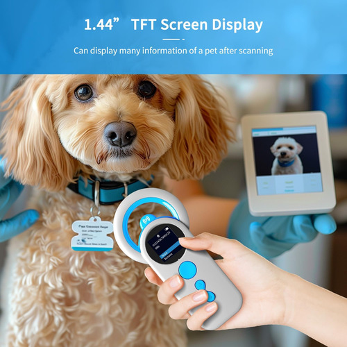 Netumscan Lector De Escáner De Microchip Para Mascotas Rfid