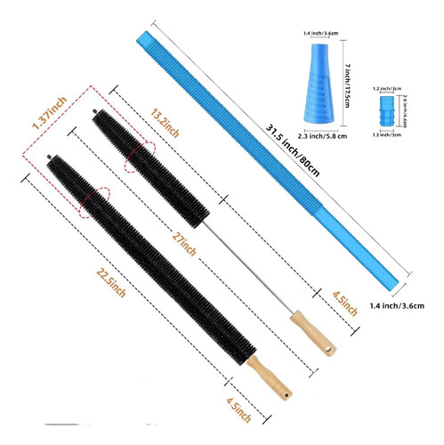 Cepillo De Limpieza Para Lavadora, Kit De 3 Cepillos De Limp