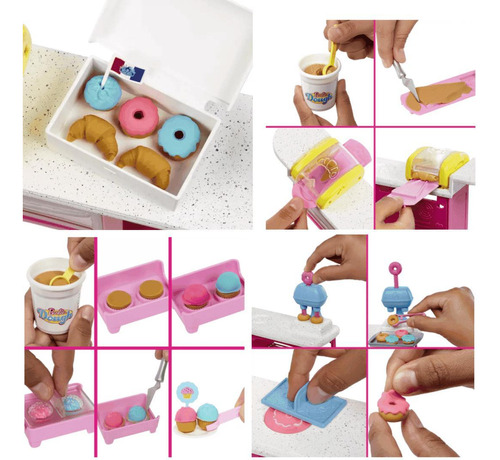 Boneca Barbie Playset Confeitaria Massinha 5+ Hjy19mattel