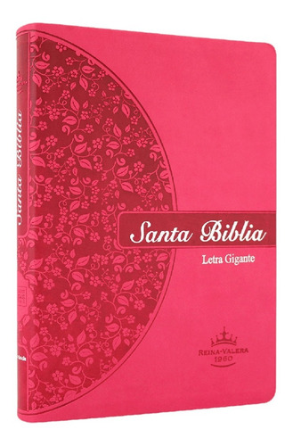 Biblia Reina Valera 1960 Letra Gigante Imitación Piel Rosa