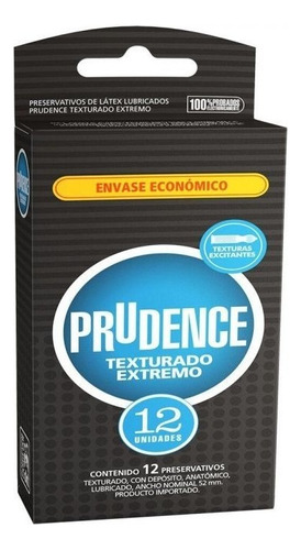 Prudence Extreme Latex Lubricado 12 Unidades