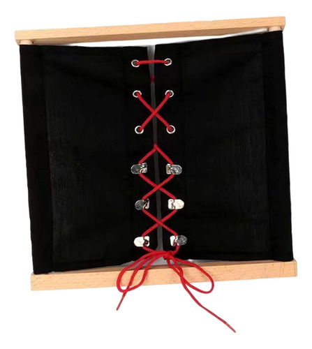 Montessori Toys Busy Board Aprender A Vestirse, Cordones