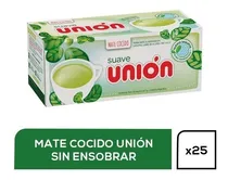 Comprar Mate Cocido Union Suave Caja De 25 Saquitos Pack 10 Unidades