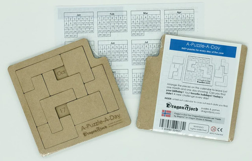 Dragonfjord A-puzzle-a-day: El Rompecabezas Del Calendario D