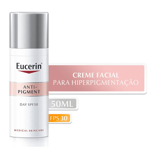 Eucerin Anti-pigment Creme Clareador Facial Dia Fps 30 50ml Todo Tipo De Pele Dia