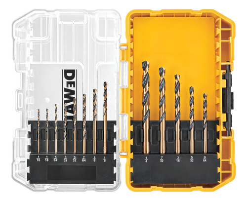 Juego De Brocas Dewalt De Óxido Negro Con Punta Piloto, 13 P