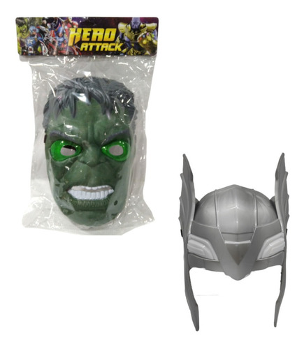 Hulk, Spiderman, Pantera Negra Mascaras Con Luces