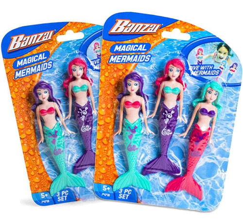 Funstuff Banzai Magical Dive Mermaid 2-pack | Piscina De Ver
