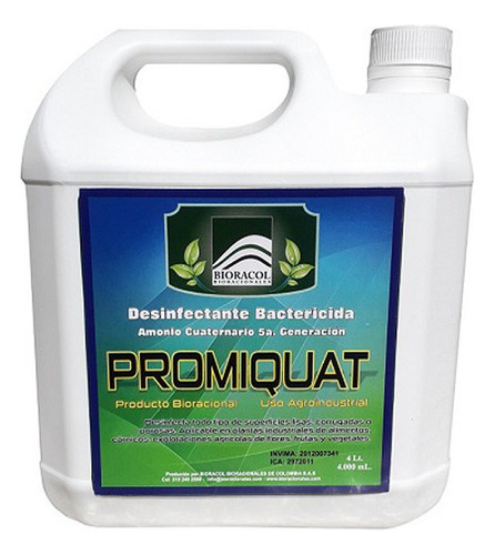 Promiquat 4 Lts - Amonio Quatern - Unidad a $268500