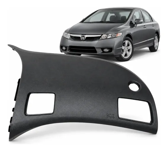 Tampa Airbag Painel Original Honda Civic 2006 A 2011 Preto