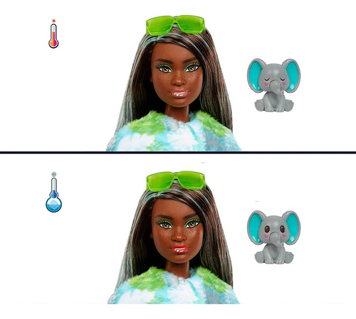 Barbie Muñeca Cutie Reveal Con Disfraz Elefante Hkp97