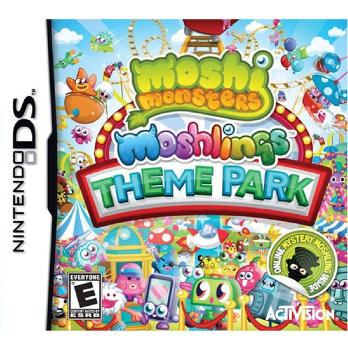 Jogo Moshi Monsters Moshlings Theme Park Para Nintendo Ds