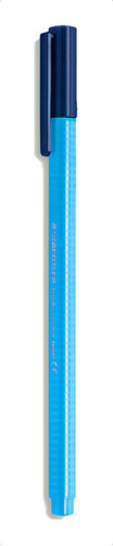 Hidrocor Staedtler Triplus Color Azul Neon