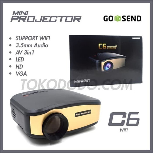 Mini Proyector Wifi C6, Ver Descripción.