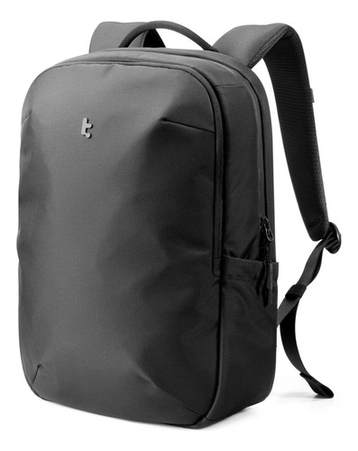Mochila Tomtoc 20lt Para Notebook 15.6'' Diseño Minimalista Color Negro Diseño De La Tela Liso